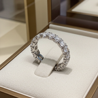 Anello Eternity con 3.50 ct  diamanti Naturali