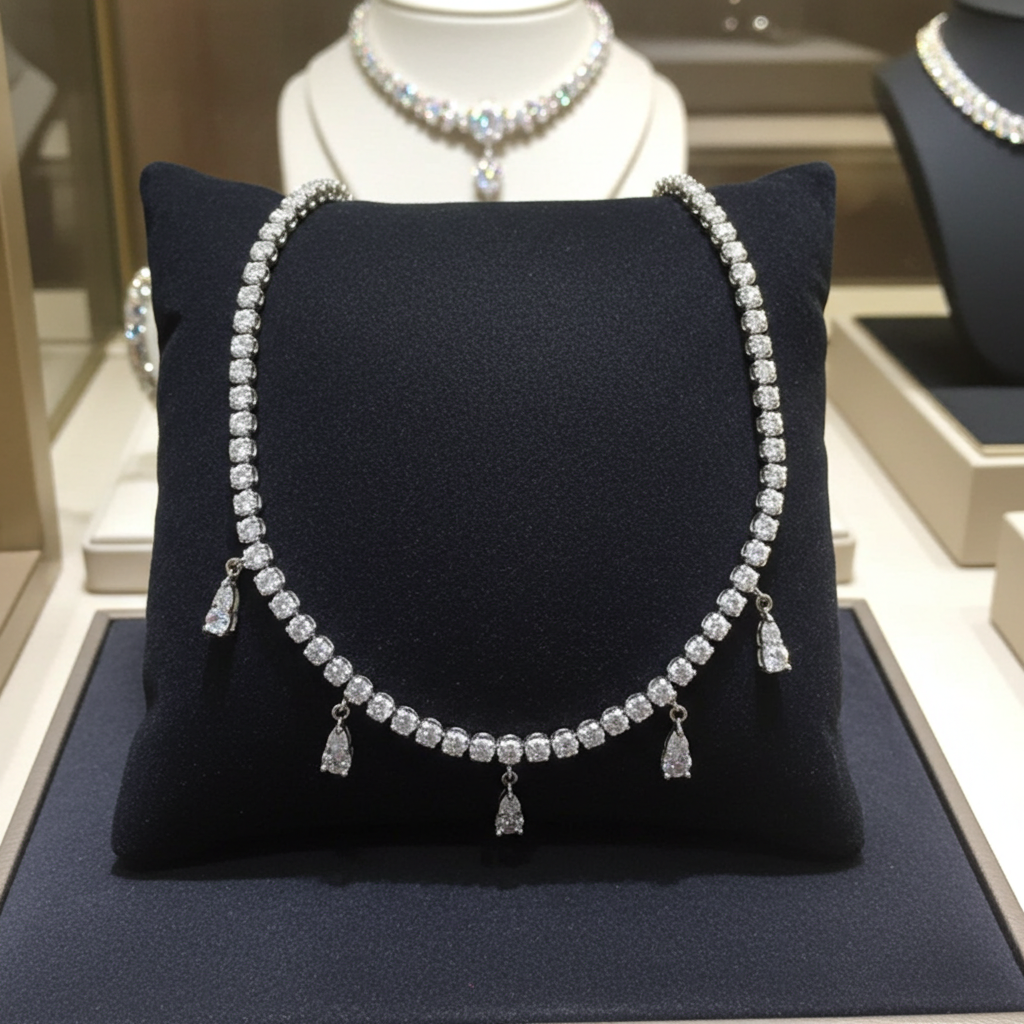 Bracciale tennis - 18 carati Oro bianco - 1.66ct. tw. Diamante (Naturale) - Diamante