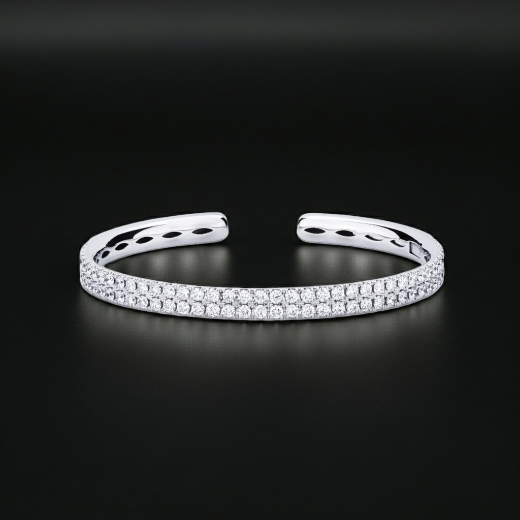 Bracciale in oro 18k e diamanti naturali 3.67ct