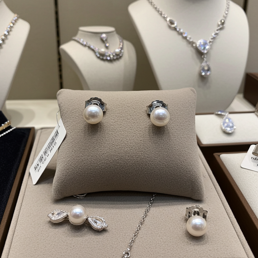 Orecchini - 18 carati Oro giallo Perla - Akoya 9 mm