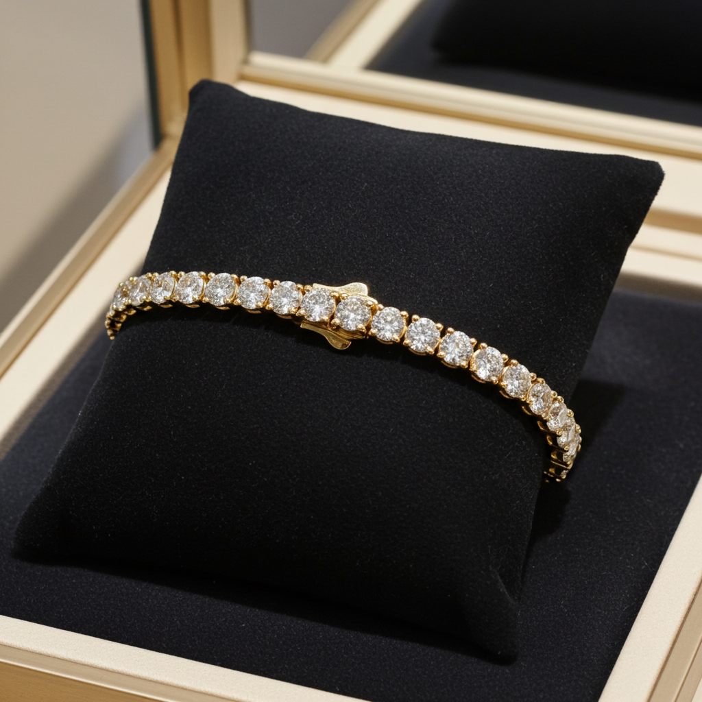 Bracciale - 18k Oro giallo - 13.58ct. tw. Diamante (Naturale)