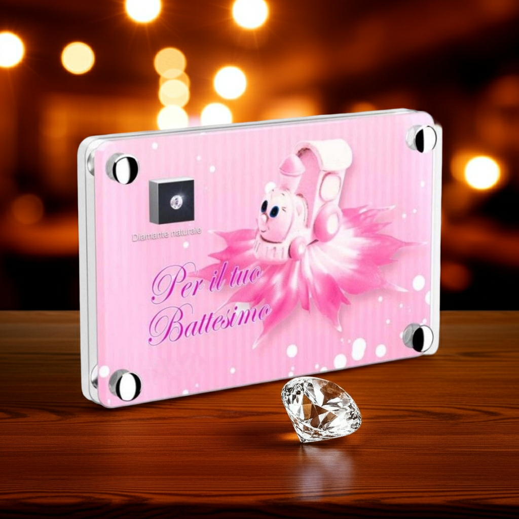 diamante naturale bebé taglio brilliante 0,15 ct Colore D VVS1