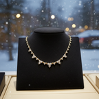 Collana con ciondolo in oro giallo18k e diamanti naturali 2.50ct