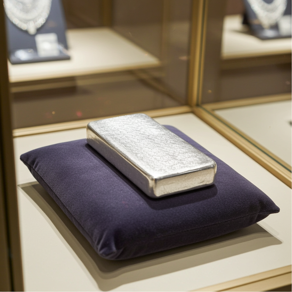 Lingotto argento puro 999.9. 500 grammi