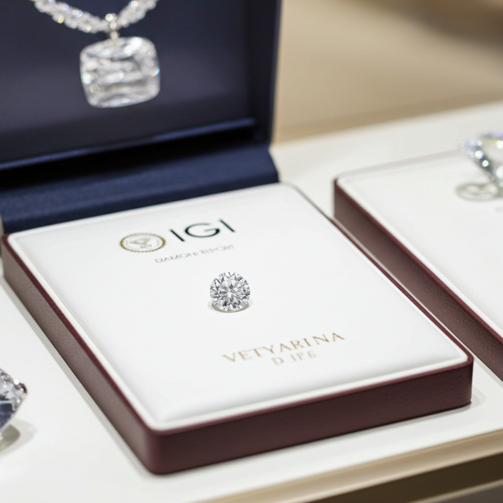 Diamante da investimento certificato igi 0,90ct D IF