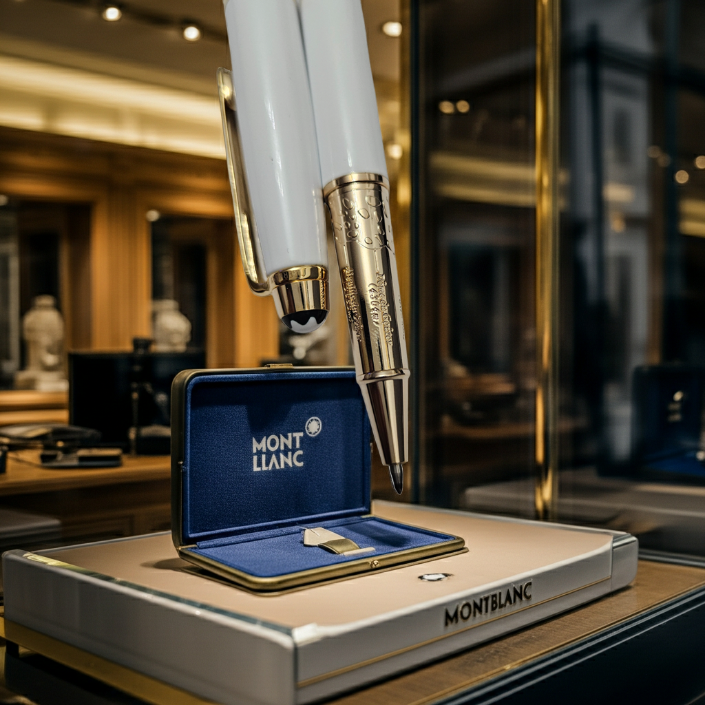 Penna Montblanc Meisterstück Glacier Classique Bianca