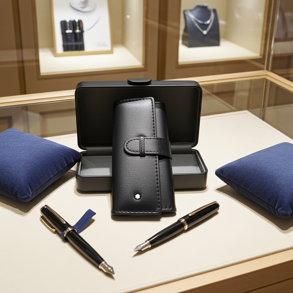 Set Penna , Stilografica e penna a Sfera  Montblanc Meisterstück Glacier Classique