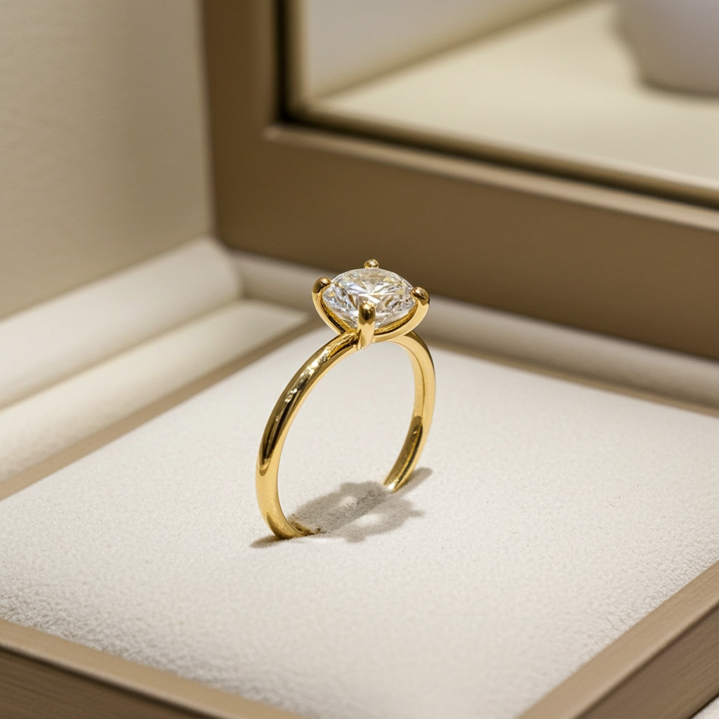 Anello - 18k giallo - 1.05ct. tw. Diamante (Colorato naturale) - Certificato IGI