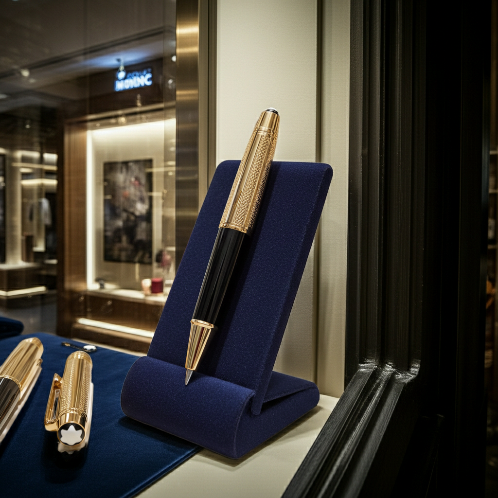 PENNA MONTBLANC  PLACCATO ORO MEISTERSTÜCK