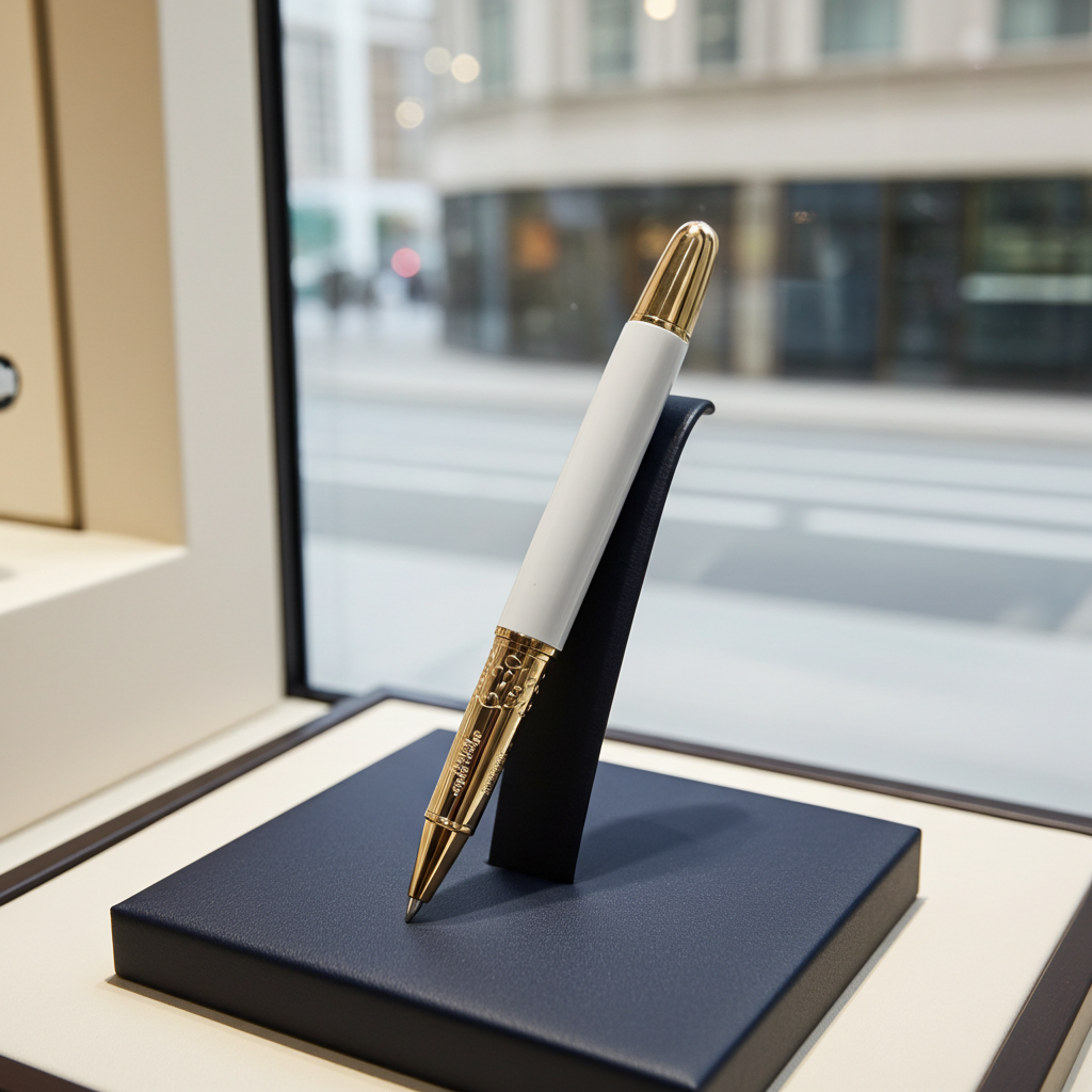 Penna Montblanc Meisterstück Glacier Classique Bianca