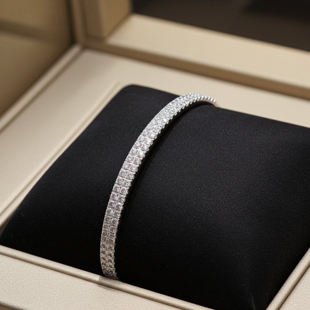 Bracciale in oro 18k e diamanti naturali 3.67ct