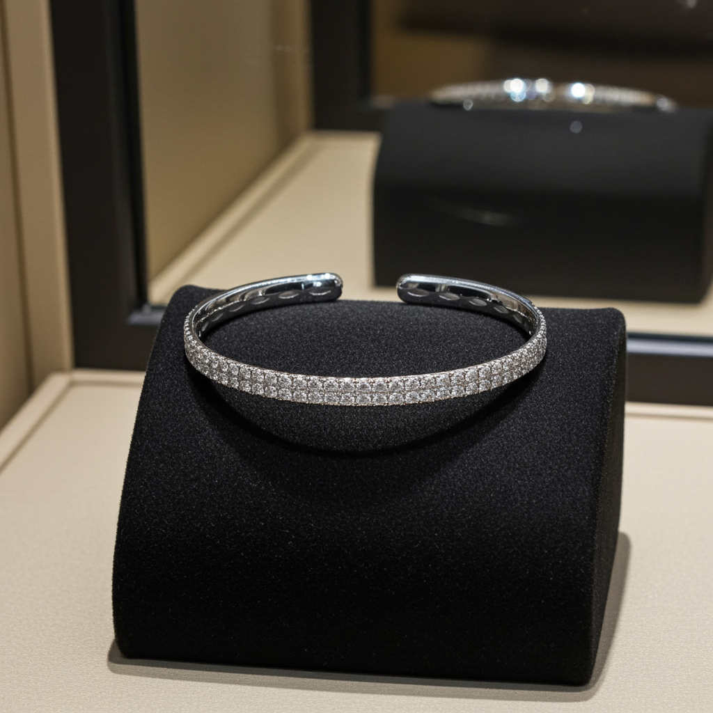 Bracciale in oro 18k e diamanti naturali 3.67ct