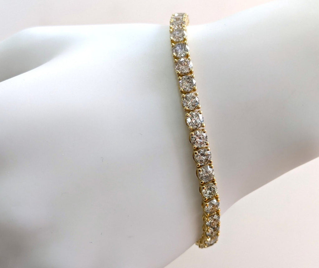 Bracciale - 18k Oro giallo - 13.58ct. tw. Diamante (Naturale)
