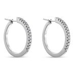 Orecchini - 18 carati Oro bianco - 0.56ct. tw. Diamante (Naturale)