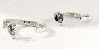 Orecchini - 18 carati Oro bianco - 1.10ct. tw. Diamante (Naturale)