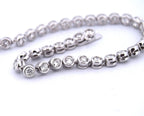 Bracciale - 18 carati Oro bianco - 5.25ct. tw. Diamante (Naturale