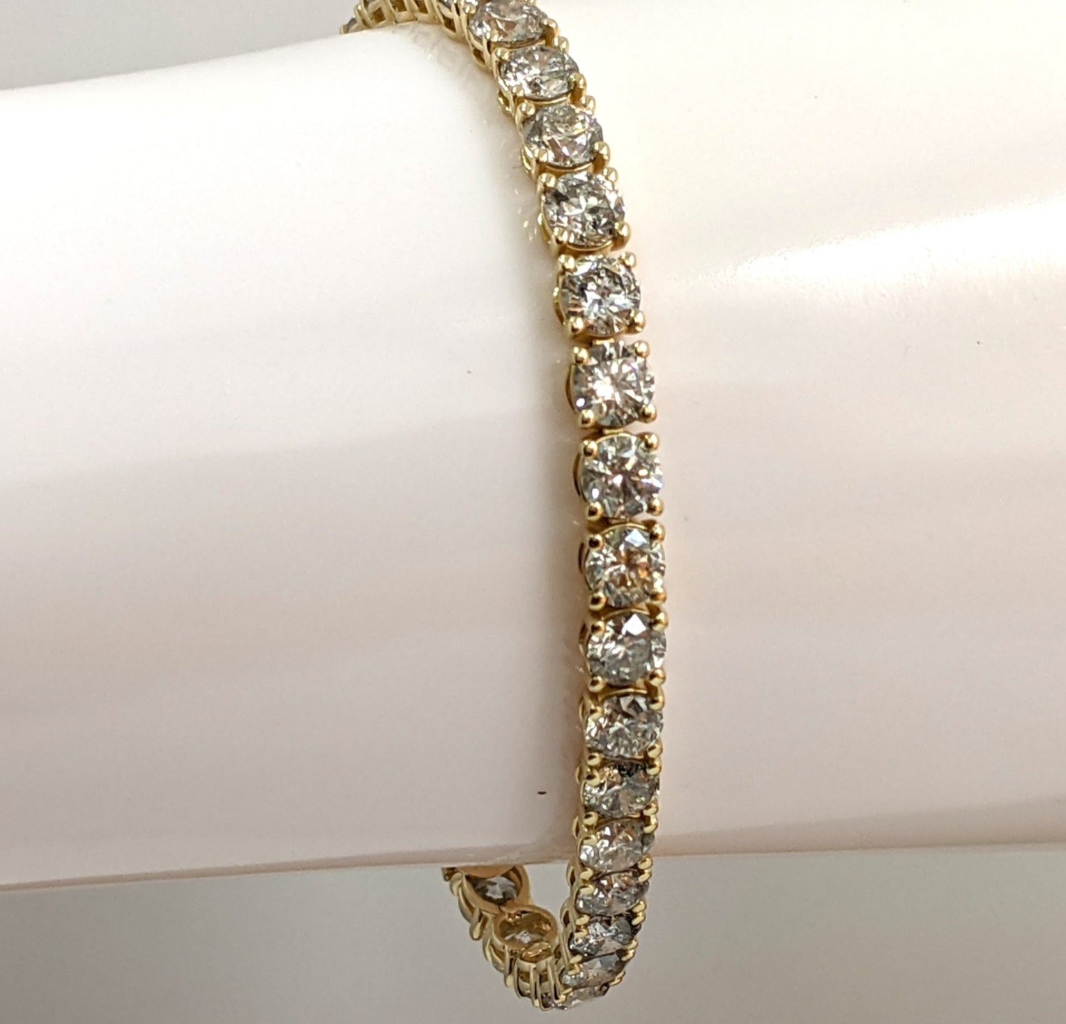 Bracciale - 18k Oro giallo - 13.58ct. tw. Diamante (Naturale)