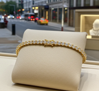 Bracciale tennis - 18 carati Oro giallo - 7.02ct. tw. Diamante (Naturale)