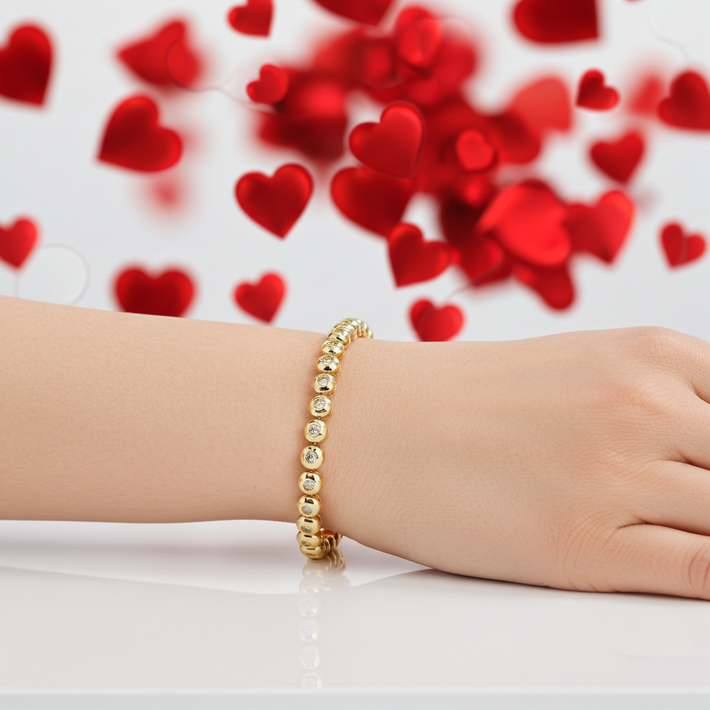 Bracciale - 18 carati Oro giallo - 1.17ct. tw. Diamante (Naturale)