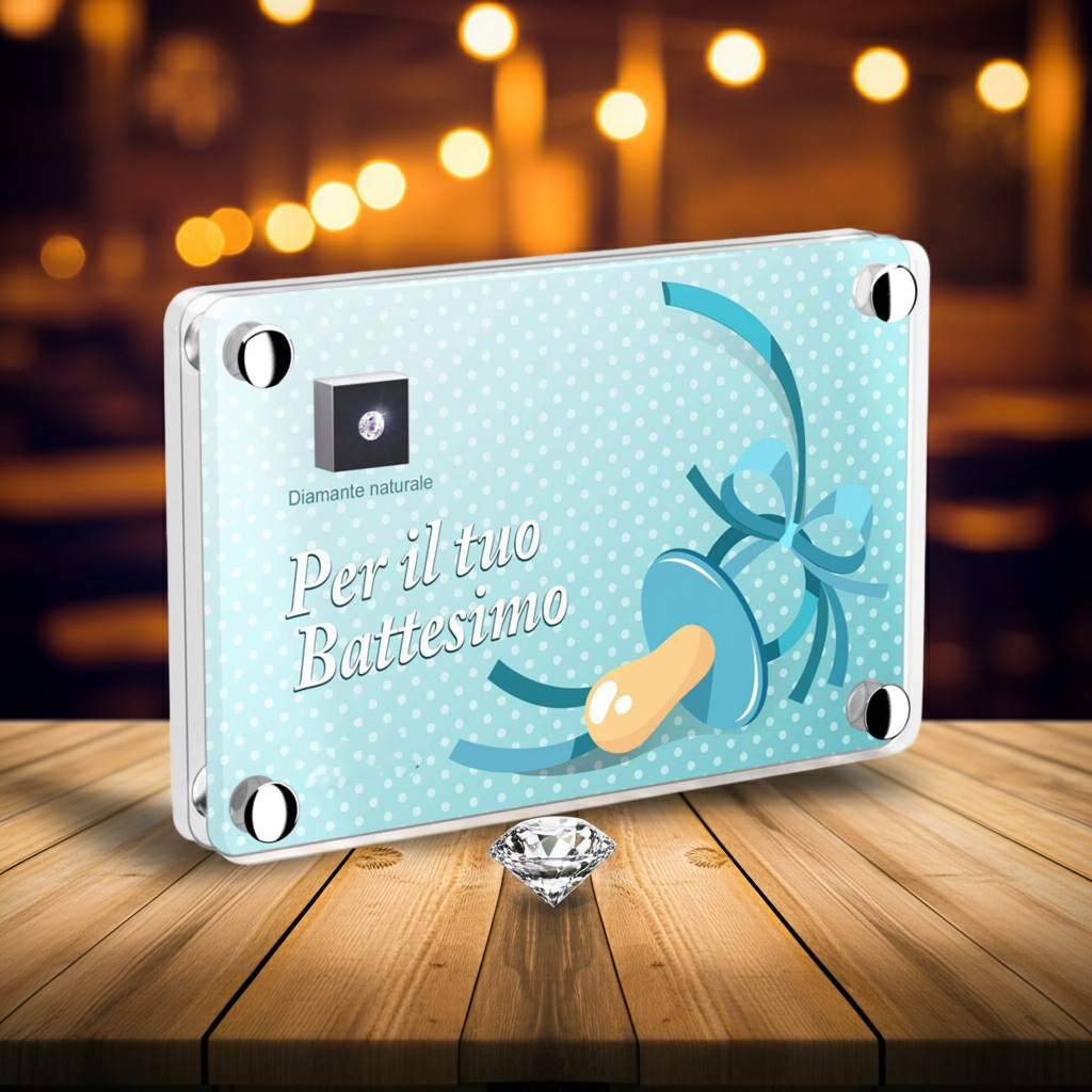 diamante naturale bebé taglio brilliante 0,20 ct Colore D VVS1