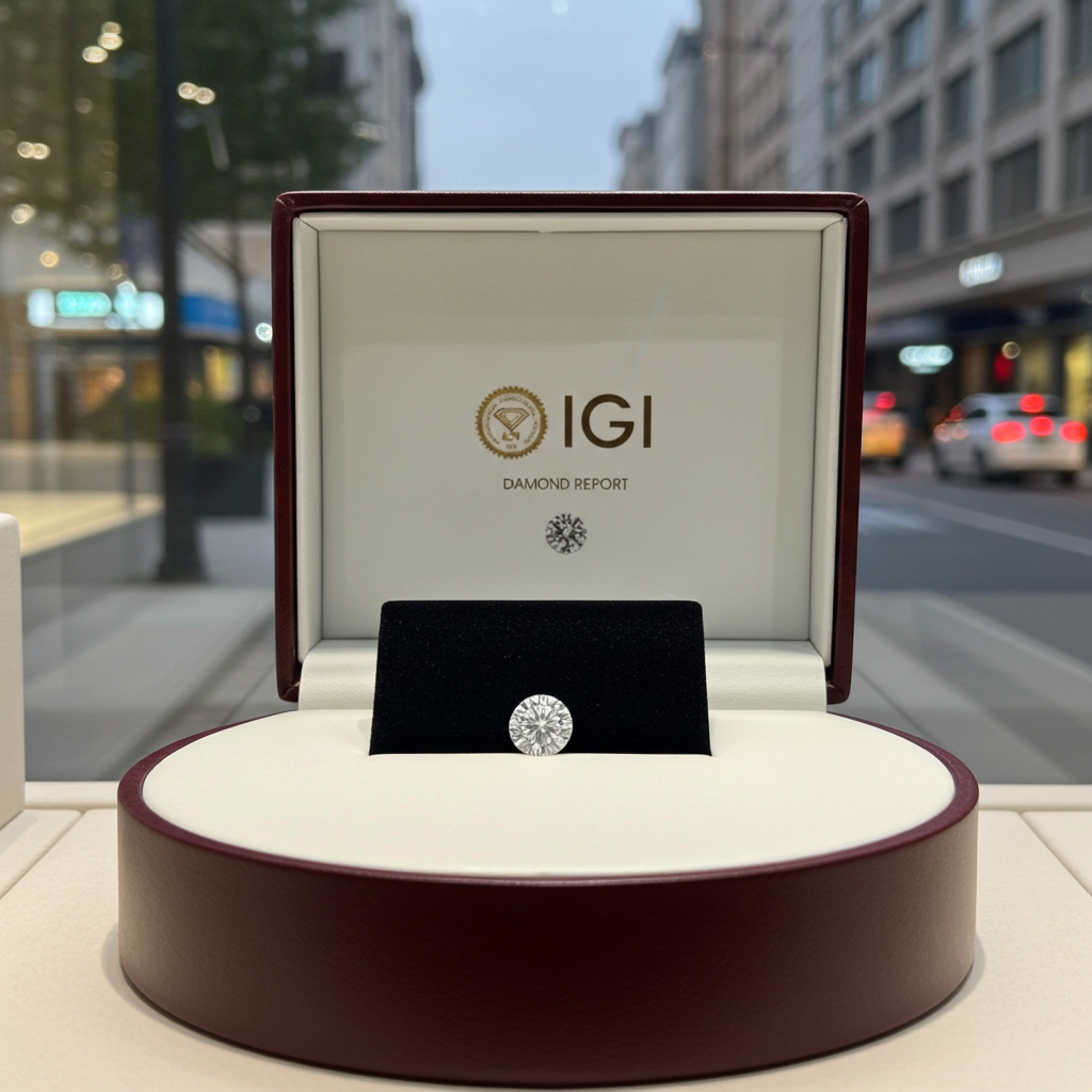 Diamante da investimento certificato igi 0,70ct D IF