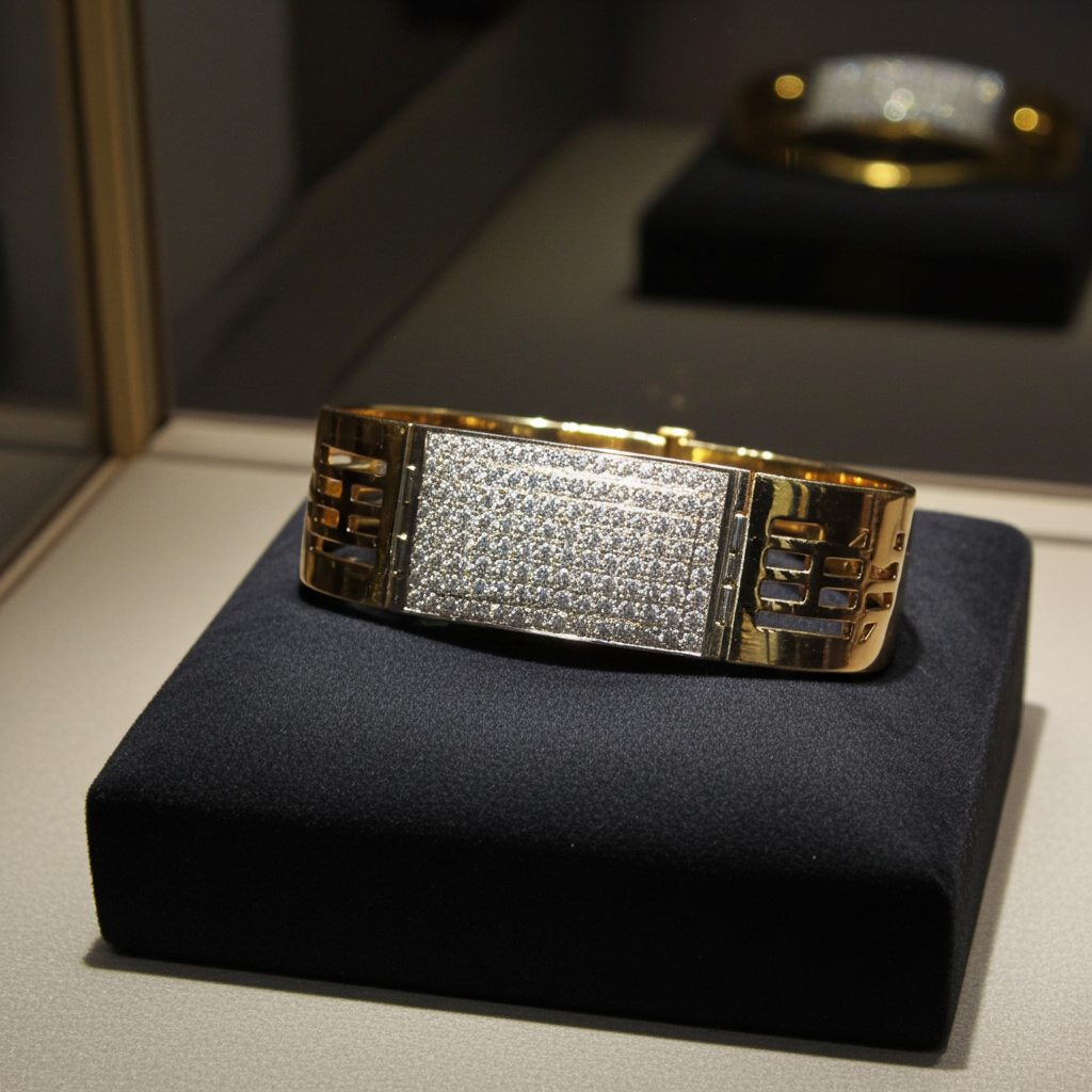 Bracciale - 18 carati Oro bianco, Oro giallo - 10.08ct. tw. Diamante (Naturale) -