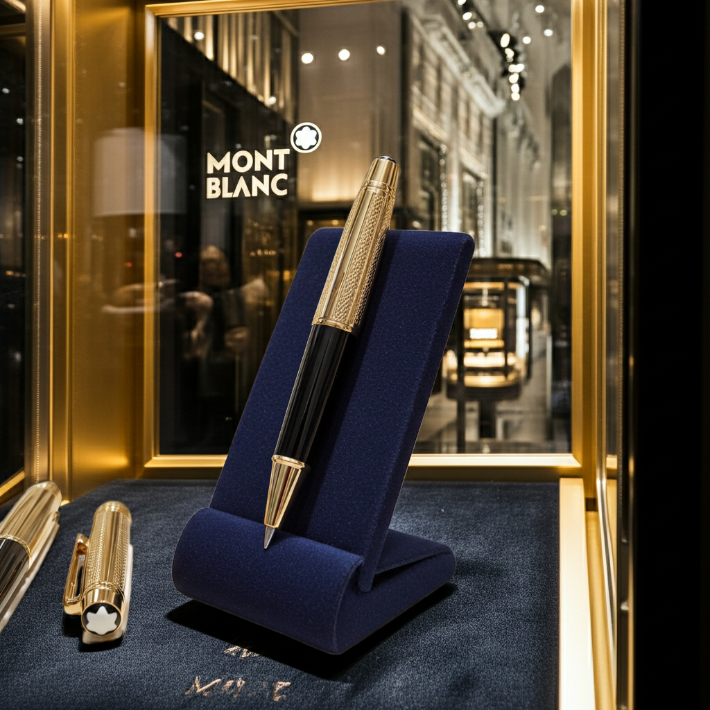 PENNA MONTBLANC  PLACCATO ORO MEISTERSTÜCK