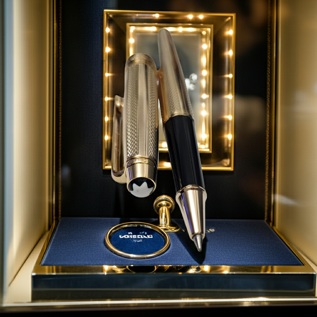 PENNA MONTBLANC  PLACCATO ORO MEISTERSTÜCK